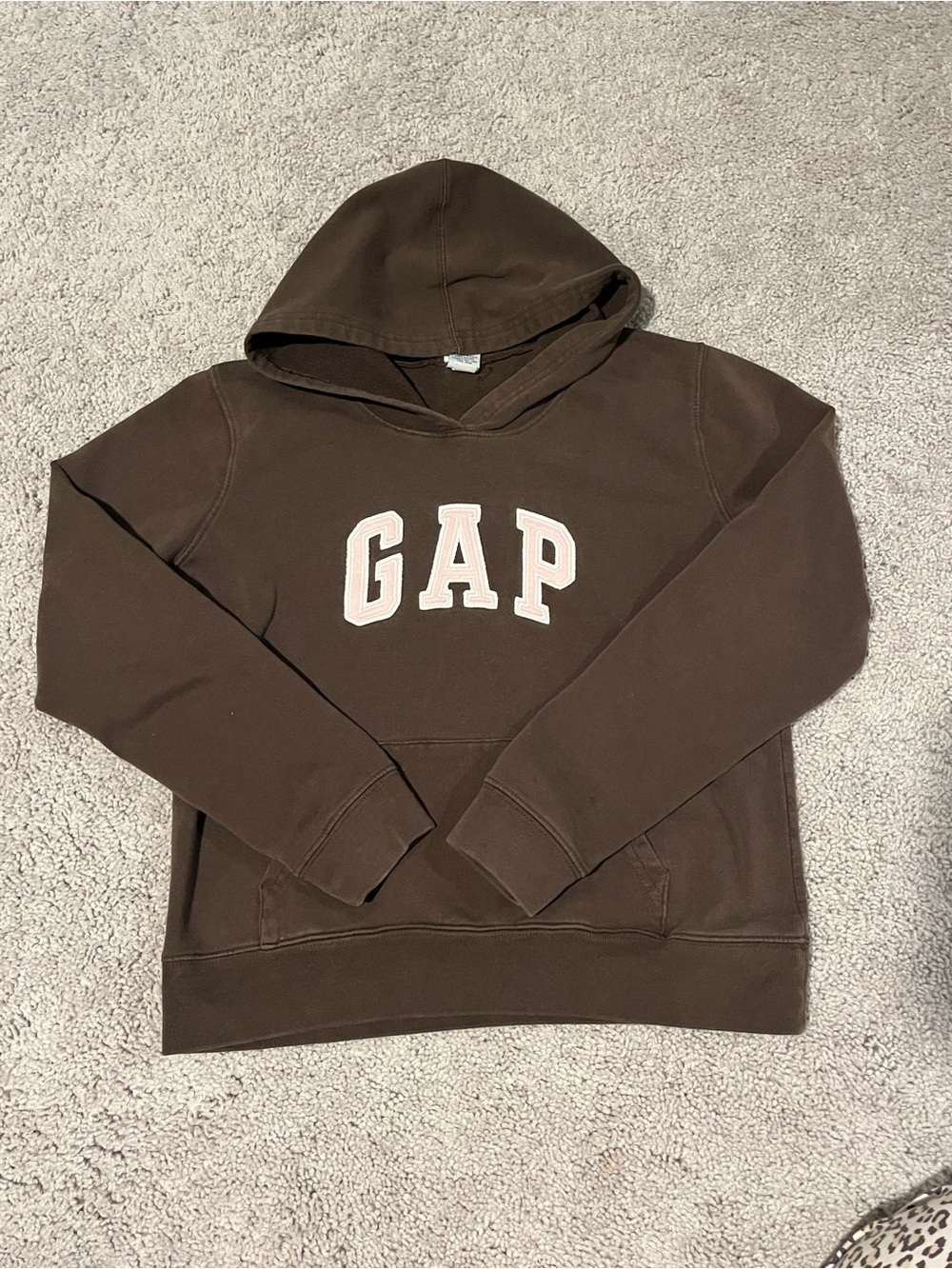 🤎 Y2K GAP Brown Logo Hoodie